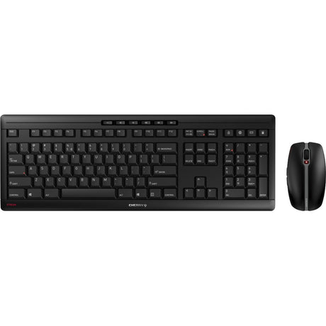 Conjunto de escritorio inalámbrico Cherry Stream Desktop (negro, diseño UE (qwerty), tecnología de tijera sx, 100 %, 1000 - 2400 ppp)