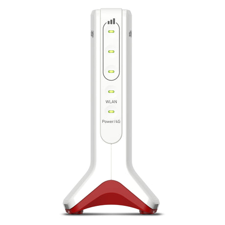¡Fritz! Enrutador wlan lte internacional box 6825 edición 4g (blanco rojo, wi-fi de malla, 4g 3g)