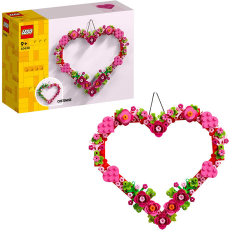 Lego 40638 estaciones y ocasiones decoración en forma de corazón