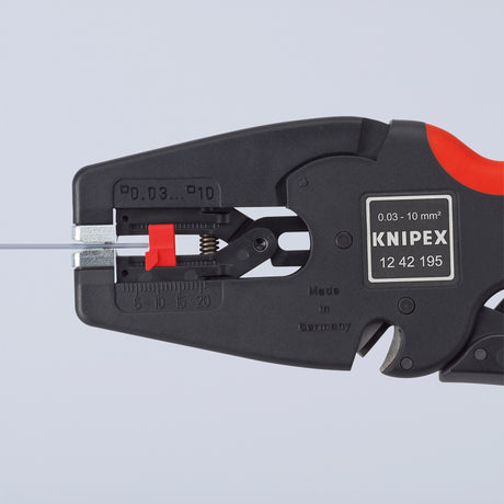 Knipex multistrip 10 alicates pelacables automáticos 1242195 (negro rojo)