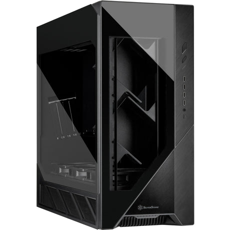 Carcasa Silverstone alta f2 big tower (negro | 4x USB-A | 1x USB-C | vidrio templado)