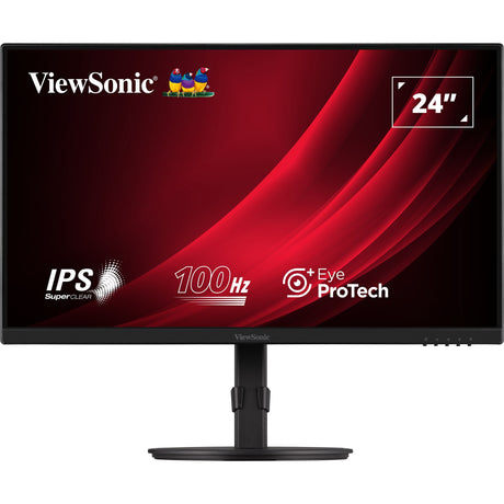 Monitor Viewsonic vg2408a 24 (negro, 1x HDMI, 1x display port, USB-C, USB-A, sonido, 100 Hz)