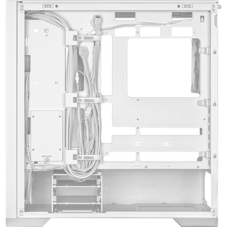 Carcasa torre midi asus tuf gaming gt302 argb (blanco | 2x usb-a | 1x usb-c | rgb | vidrio templado)