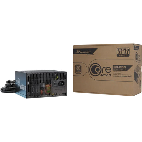 Fuente de alimentación Seasonic core bc-850 atx 3,1, 850 vatios (negro, 1x 12v-2x6, 3x pcie)