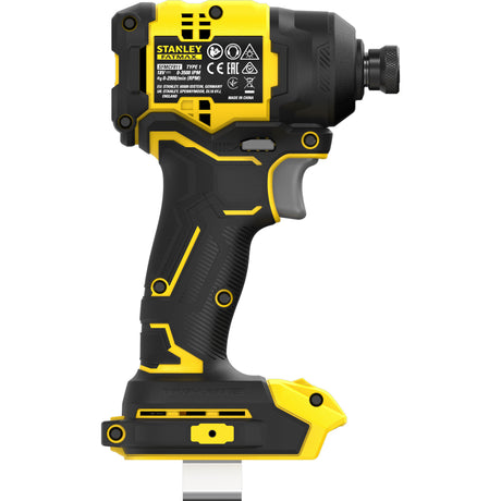 Atornillador de impacto Stanley fatmax v20 18v (negro amarillo, batería y cargador no incluidos)