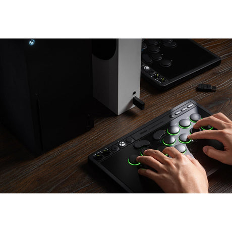 Controlador arcade 8bitdo para xbox (negro, usb 2,4 ghz, xbox series x|s, xbox one, pc)