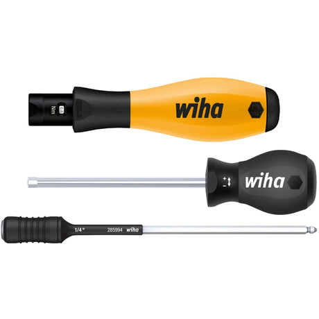 Destornillador dinamométrico Wiha torquevario-s esd (negro amarillo, 0,8 - 5 nm)
