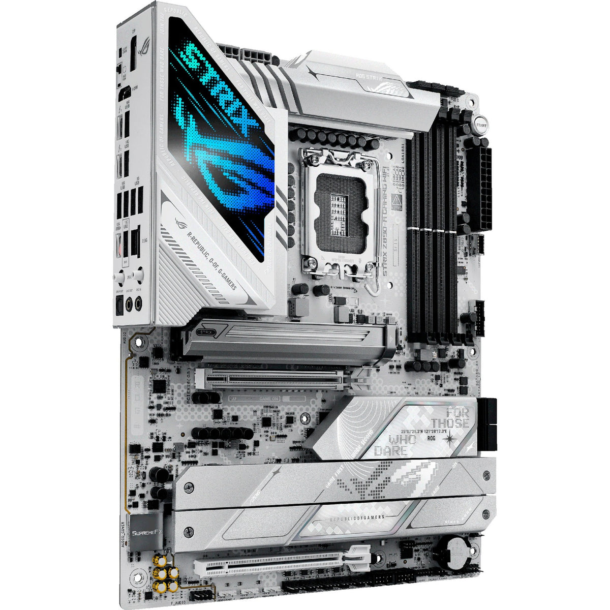 Placa base Asus ROG Strix Z890-A Gaming WiFi Socket 1851 (RAID, 2.5GB-LAN, WiFi 7, BT, Sonido, ATX)