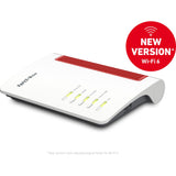 ¡Fritz! Enrutador internacional box 7530 ax (blanco rojo, wi-fi de malla)