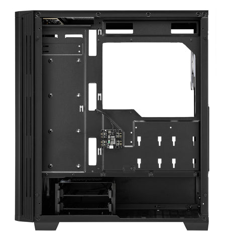 Carcasa de torre midi Sharkoon rgb lit 100 (negro | 3x usb-a | rgb | ventana)