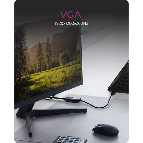 Icy box ib-ac502a adaptador hdmi a vga (negro)