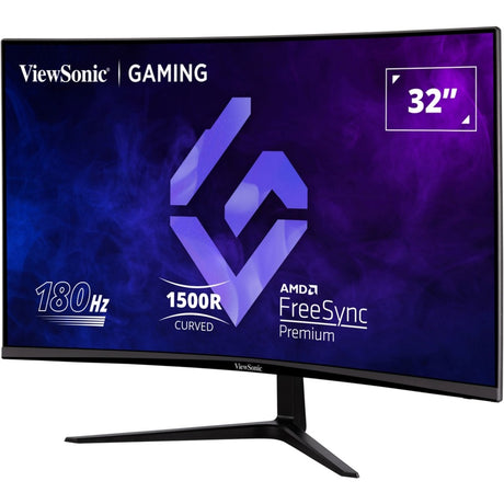 Monitor curvo para juegos Viewsonic vx3218-pc-mhd 32 (negro, 2x HDMI, 1x display port, 180 Hz)