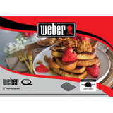 Media plancha Weber para parrilla q 2100n, q 2200n y q 2800n+ (negra)