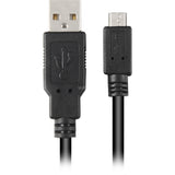 Sharkoon USB-A 2.0 > cable micro USB-B (negro, 0,5 metros)