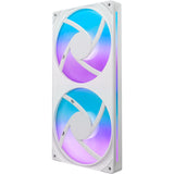 Nzxt f280 rgb core ventiladores de caja (blanco, 2 piezas, 280 x 140 x 26 mm)