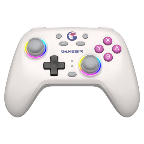 Mando Gamesir Nova HD Rumble NS (Blanco, PC, Steam, Android, iOS, Switch, Bluetooth 2,4 GHz USB)