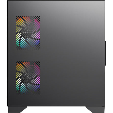 Carcasa de torre midi Xyz PC Gear Titanium View Lite (negro | 2x USB-A | vidrio templado)