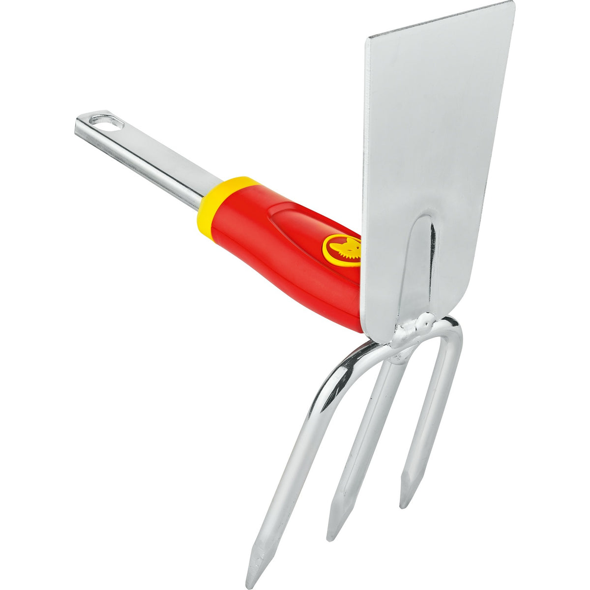 Wolf-garten multi-star il-m 3 azada de doble tacón (rojo amarillo)
