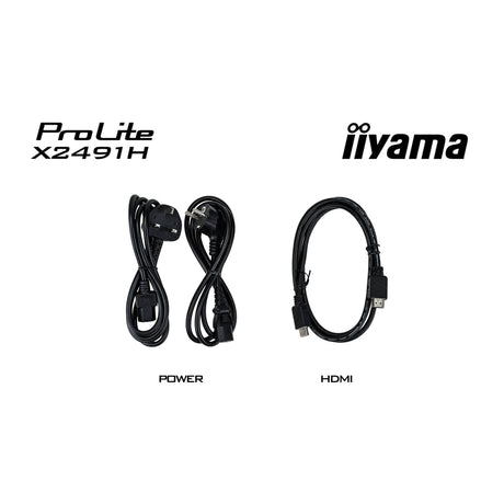 Monitor Iiyama prolite x2491h-b1 23,8 (negro, hdmi, display port)