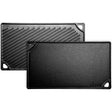 Parrilla-plancha reversible Lodge LDP3 (negro, 42cm x 24cm)