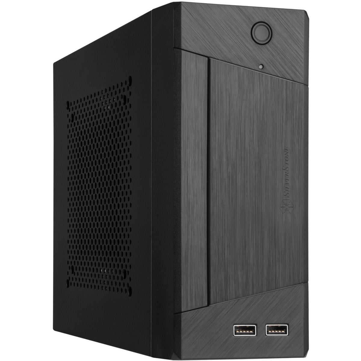 Carcasa htpc Silverstone sst-ml10b (negro | 2x usb-a)