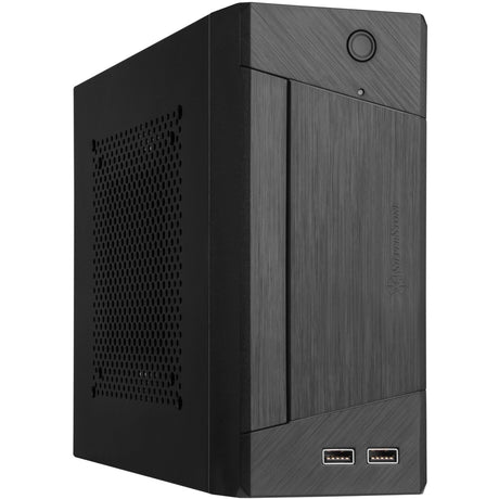 Carcasa htpc Silverstone sst-ml10b (negro | 2x usb-a)