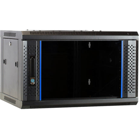 Armario de pared Dsi 6u con puerta de cristal - rack para servidores ds6406 (negro, 600 x 450 x 368 mm)