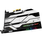 Tarjeta de sonido Creative Sound Blasterx AE-5 Plus (negra, LED RGB)