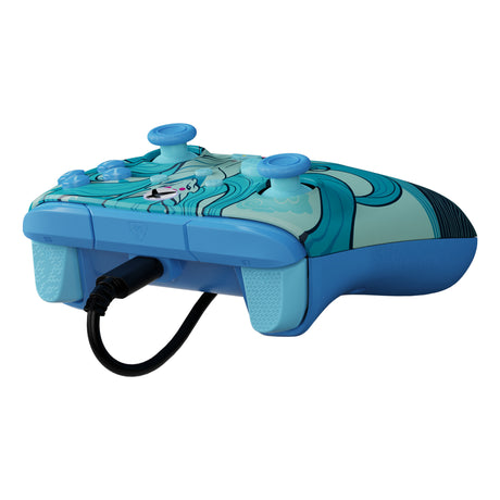 Mando con cable avanzado Turtle Beach Rematch (Blue Kitsune, Xbox Series X|S, Xbox One, PC)