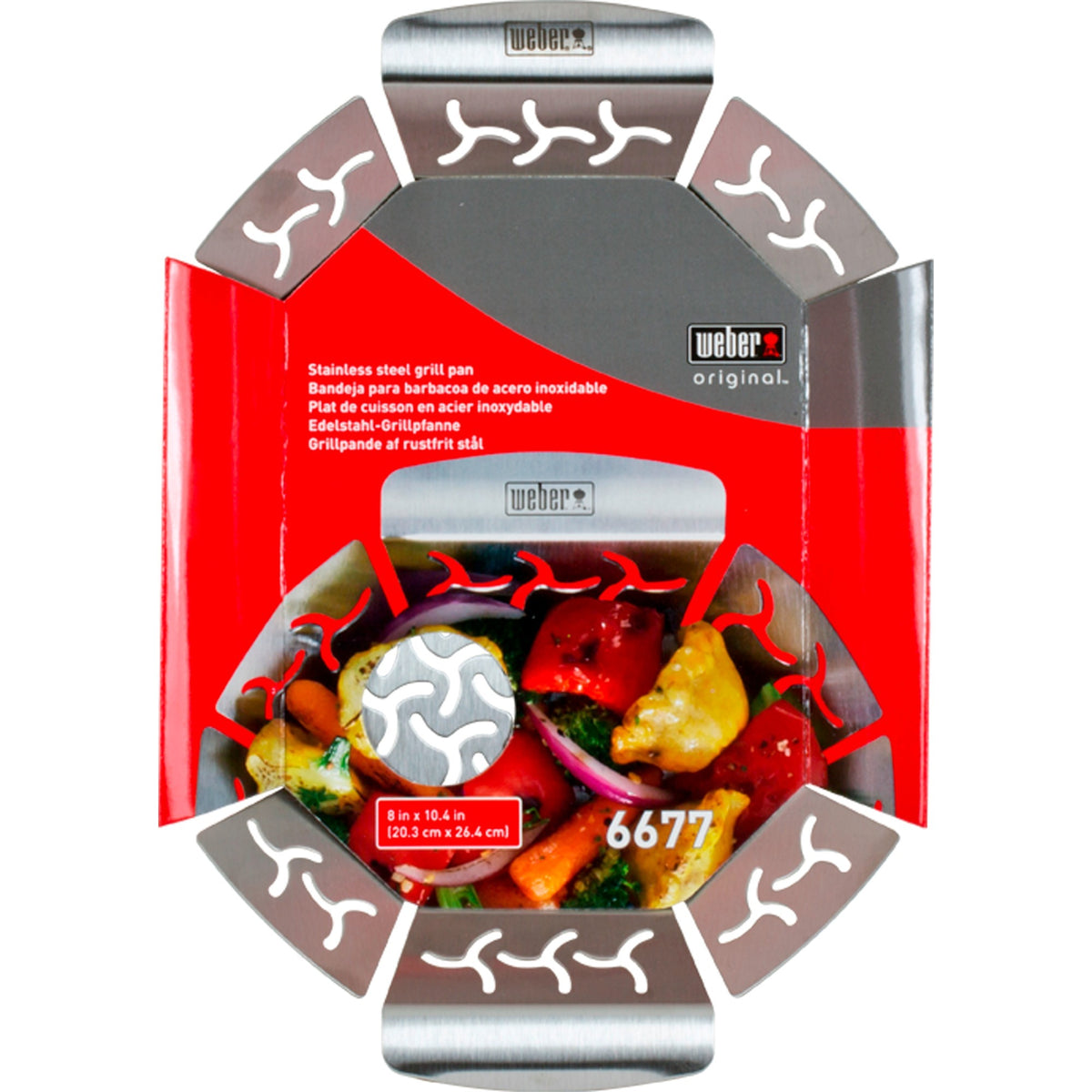 Cesta de verduras Weber pequeña (6677) (acero inoxidable)