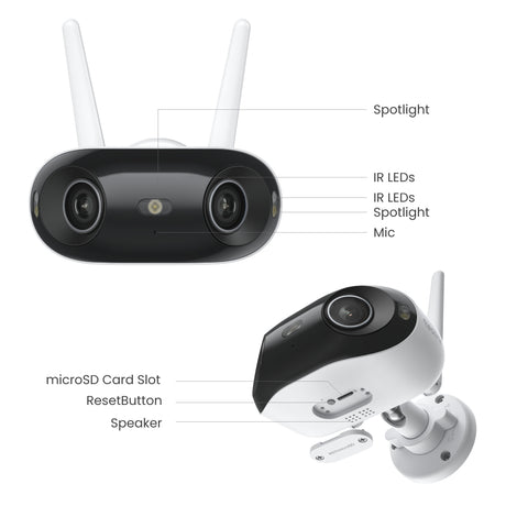 Cámara de seguridad reolink elite w740 (blanca, 4k, 8mp, wifi 6)