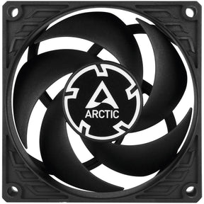 Ventilador de caja Arctic p8 pwm pst (negro, 80 x 80 x 25 mm)