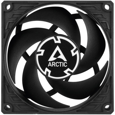 Ventilador de caja Arctic p8 pwm pst (negro, 80 x 80 x 25 mm)