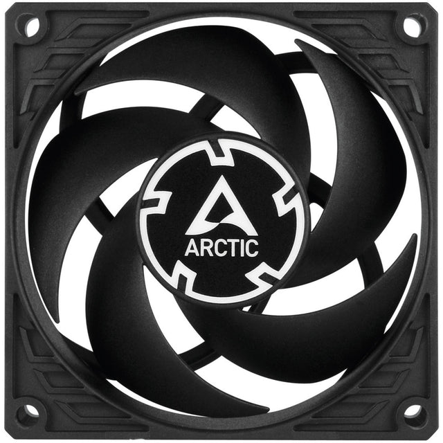 Ventilador de caja Arctic p8 pwm pst (negro, 80 x 80 x 25 mm)