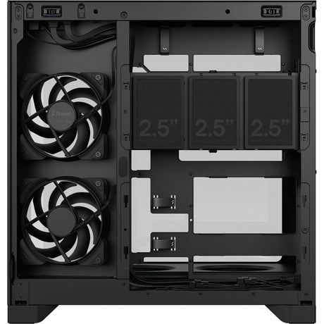 Carcasa de torre midi Fractal design pop 2 vision (negro | 1x USB-A | 1x USB-C | vidrio templado)