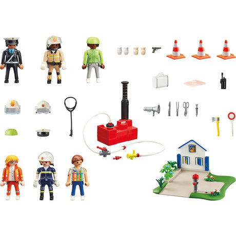 Figuras Playmobil - Mis figuras: juguetes de construcción misión de rescate (70980)