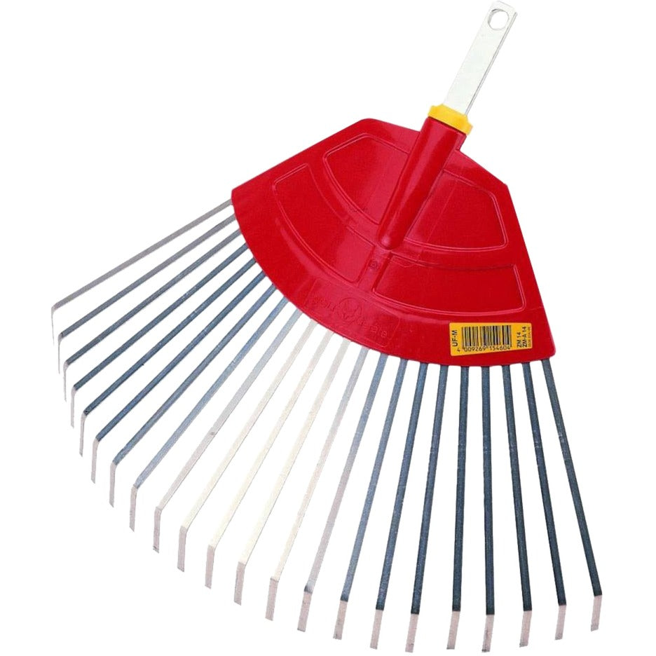 Rastrillo de hojas wolf-garten multi-star uf-m + mango de fresno multi-star zm 140 (color madera roja)