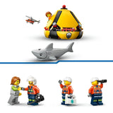 Lego city explorer 60503 helicóptero guardacostas