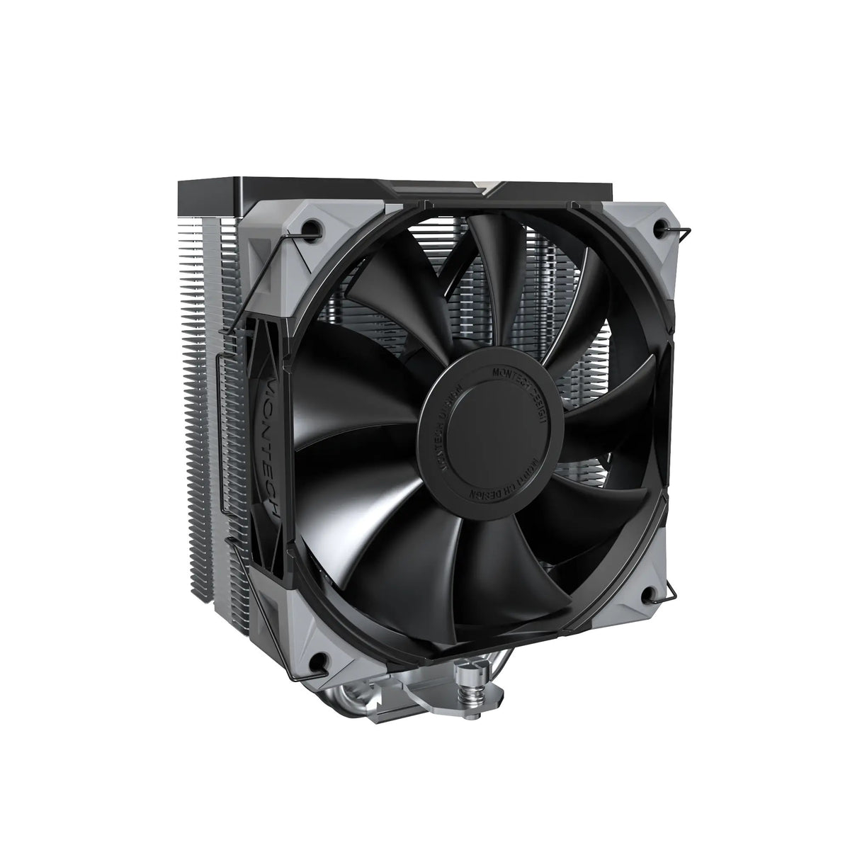 Enfriador de CPU Montech nx400 (blanco, PWM de 4 pines)