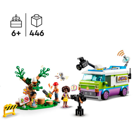 Lego friends - furgoneta de noticias, juguete de construcción (41749)