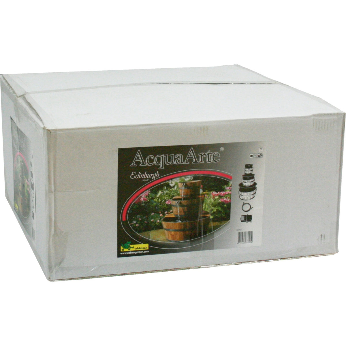 Ubbink acquaarte - fuente de agua de edimburgo (marrón)