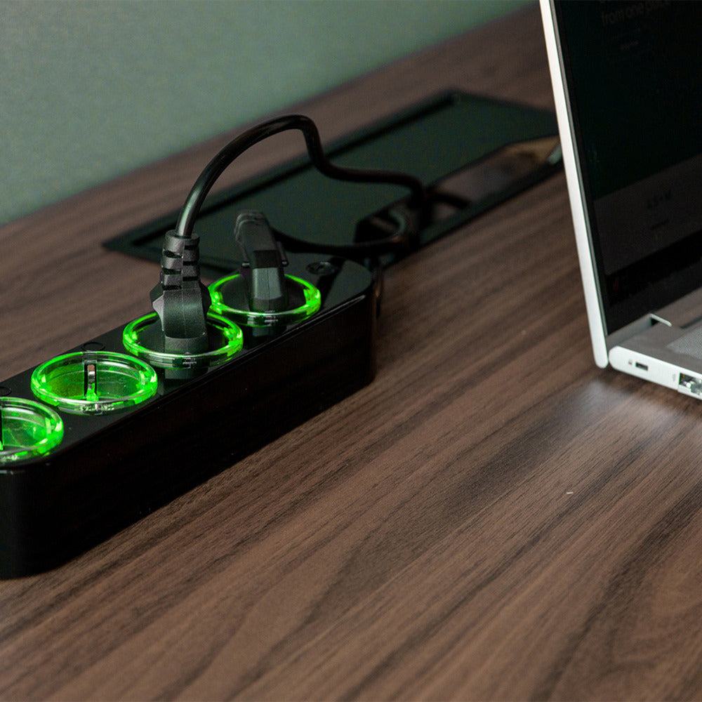 Regleta Shelly gen4 (negra, wifi, bluetooth, zigbee)