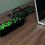 Regleta Shelly gen4 (negra, wifi, bluetooth, zigbee)