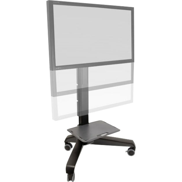 Base uhd del centro multimedia móvil Ergotron neo-flex (negro)