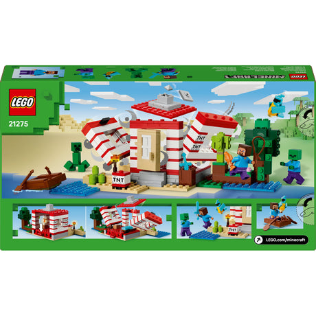 Lego ® Minecraft® La Casa de la Selva TNT, Set de Videojuego - 21275