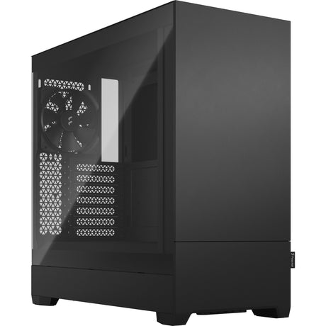 Fractal design pop silent black tg carcasa de torre midi con tinte transparente (negro | 2x USB-A | vidrio templado)