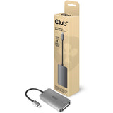 Adaptador activo Club 3D USB tipo C a DVI-I Dual Link (gris, CAC-1510)