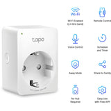Tp-Link Tapo P100 Mini Smart WiFi Socket (paquete de 4) Enchufe con interruptor (blanco, paquete de 4)