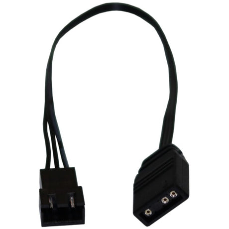 Cable Y LED RGB digital Alphacool de 3 vías con conector macho JST (negro, 60 cm)