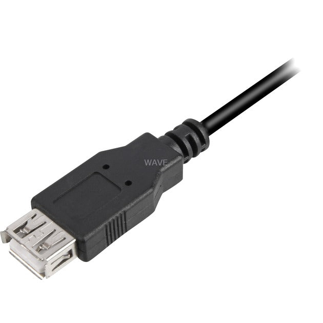 Cable alargador Sharkoon USB 2.0 (negro, 3 metros, doble blindaje)